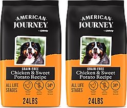 American Journey Grain-Free Chicken & Sweet Potato Recipe Dry Dog Food, 48-lb bundle
