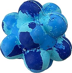 Arlee Home & Pet Max Fusion Made with Nike Grind Pop It Dog Chew Toy, Tie Dye Purple/Blue, Small