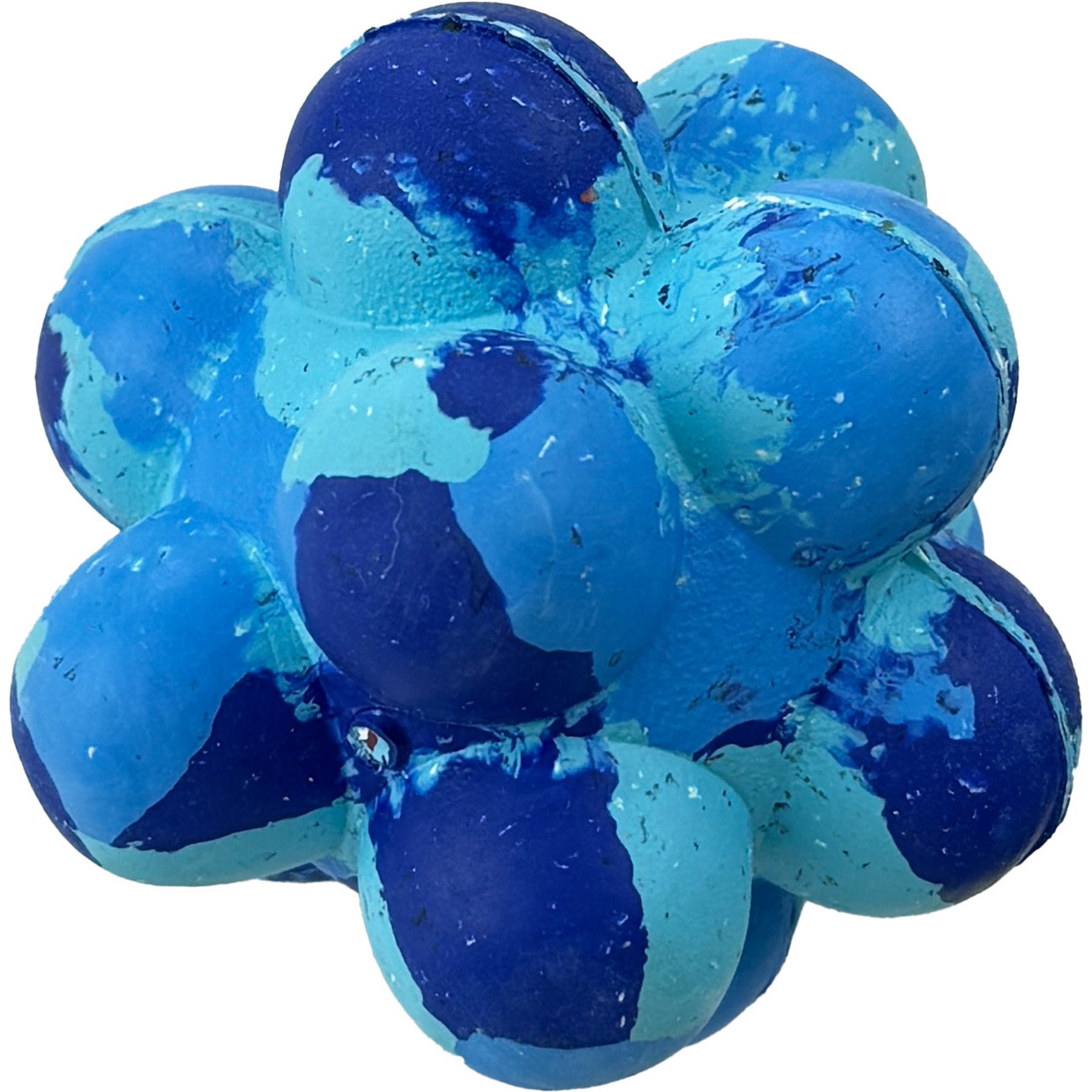 Arlee Home & Pet Max Fusion Made with Nike Grind Pop It Dog Chew Toy, Tie Dye Purple/Blue, Small