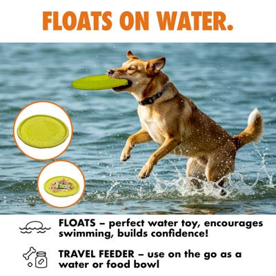 Show full view: Arlee Home & Pet Max Fusion Made with Nike Grind Frisbee Dog Toy, Yellow slide 6 of 10