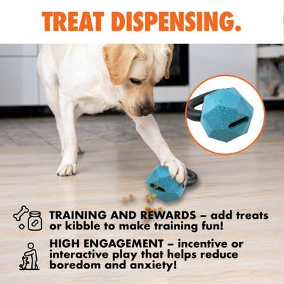 Show full view: Arlee Home & Pet Max Fusion Nike Grind Kettle Bell Treat Dispensing Dog Toy, Green, Small slide 4 of 10