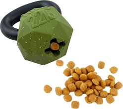 Arlee Home & Pet Max Fusion Nike Grind Kettle Bell Treat Dispensing Dog Toy, Green, Small