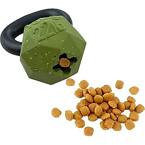 Arlee Home & Pet Max Fusion Nike Grind Kettle Bell Treat Dispensing Dog Toy, Green, Small
