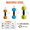 Show in main carousel: Arlee Home & Pet Max Fusion Nike Grind Dumbbell Treat Dispensing Dog Toy, Yellow, Large slide 7 of 10