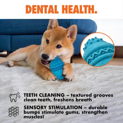 Show full view: Arlee Home & Pet Max Fusion Made with Nike Grind Cannon Treat Dispensing Dog Toy, Orange, Small slide 5 of 11