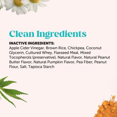 Show full view: Pet Honesty Hemp Calming Pumpkin Flavored Dental Sticks for Dogs, 30 count slide 9 of 12