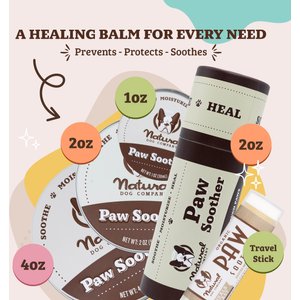 Natural Dog Company Paw Soother Dog Paw Balm, 4-fl oz tin