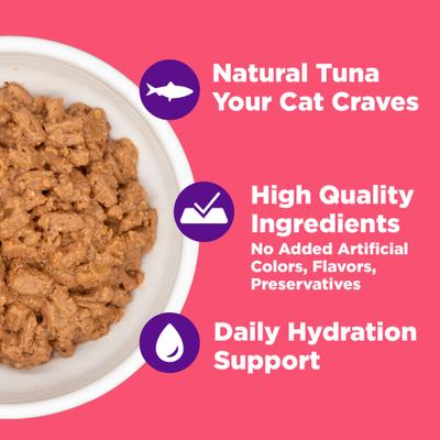 Show full view: Wellness Complete Health Grilled Tuna, Mackerel & Shrimp Grain-Free Cuts in Sauce Wet Cat Food, 3-oz can, case of 12 slide 6 of 12