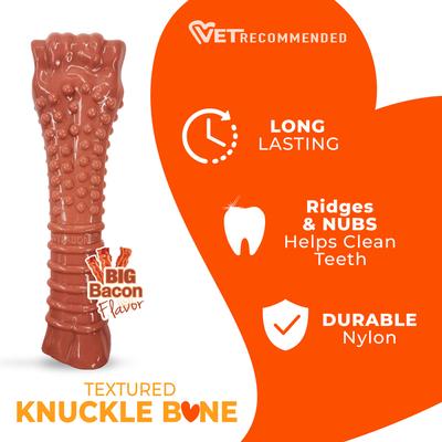 Show full view: Nylabone Power Chew Durable Dog Toy Bacon, X-Large  slide 3 of 12
