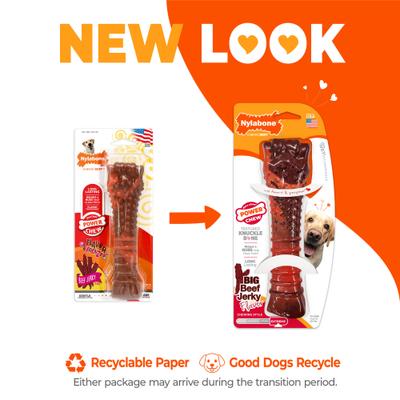 Show full view: Nylabone Flavor Frenzy Power Chew Dog Toy Beef Jerky, X-Large slide 2 of 12