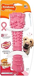 Nylabone Breast Cancer Awareness Dog Power Chew Toy Chicken, X-Large
