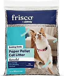 Frisco Unscented Non-Clumping Recycled Paper Cat Litter, 25-lb bag