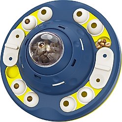 KADTC Space Fortress 2 In 1 Puzzle Dog Toy, Blue