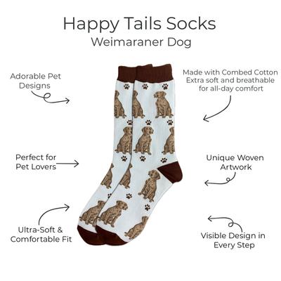 Show full view: E&S PETS Weimaraner Full Body Socks, Teal, one size slide 2 of 4