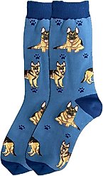 E&S PETS German Shepherd Full Body Socks, Blue, one size