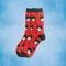 Show in main carousel: E&S PETS Black & White Cat Sock Daddy, Red, one size slide 3 of 4