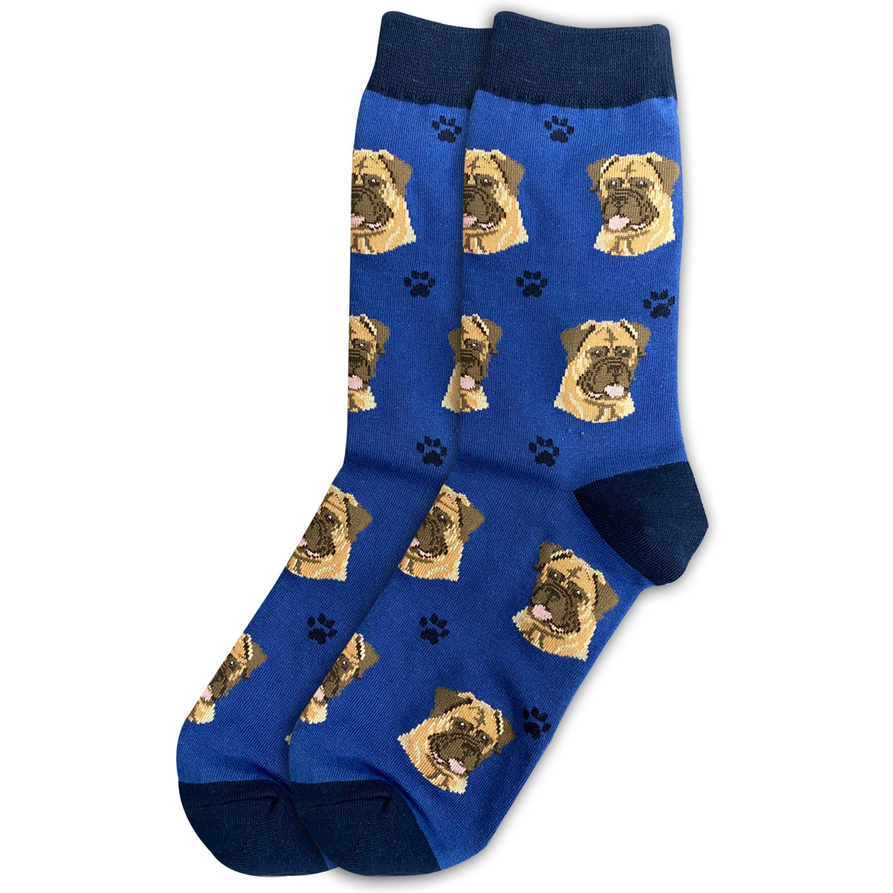 E&S PETS Bull Mastiff Sock Daddy, Blue, one size