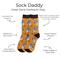 Show in main carousel: E&S PETS Harlequin Great Dane Sock Daddy, Orange, one size slide 2 of 4