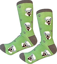 E&S PETS Soft Coated Wheaten Terrier Sock Daddy, Green, one size slide 2 of 4