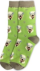 E&S PETS Soft Coated Wheaten Terrier Sock Daddy, Green, one size