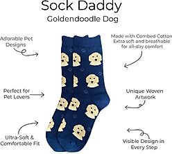 E&S PETS Goldendoodle Sock Daddy, Blue, one size slide 2 of 4