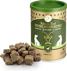 Pawfect Nature's Feast Goat Meat Grain-Free All Natural Freeze-Dried Dog Training Treat, 1.76-oz canister