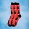Show in main carousel: E&S PETS Black Cat Full Body Socks, Red, one size slide 3 of 4