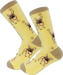 E&S PETS French Bulldog Full Body Socks, Yellow, one size slide 2 of 4