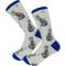 Show in main carousel: E&S PETS Silver Tabby Cat Full Body Socks, Light Blue, one size slide 4 of 4