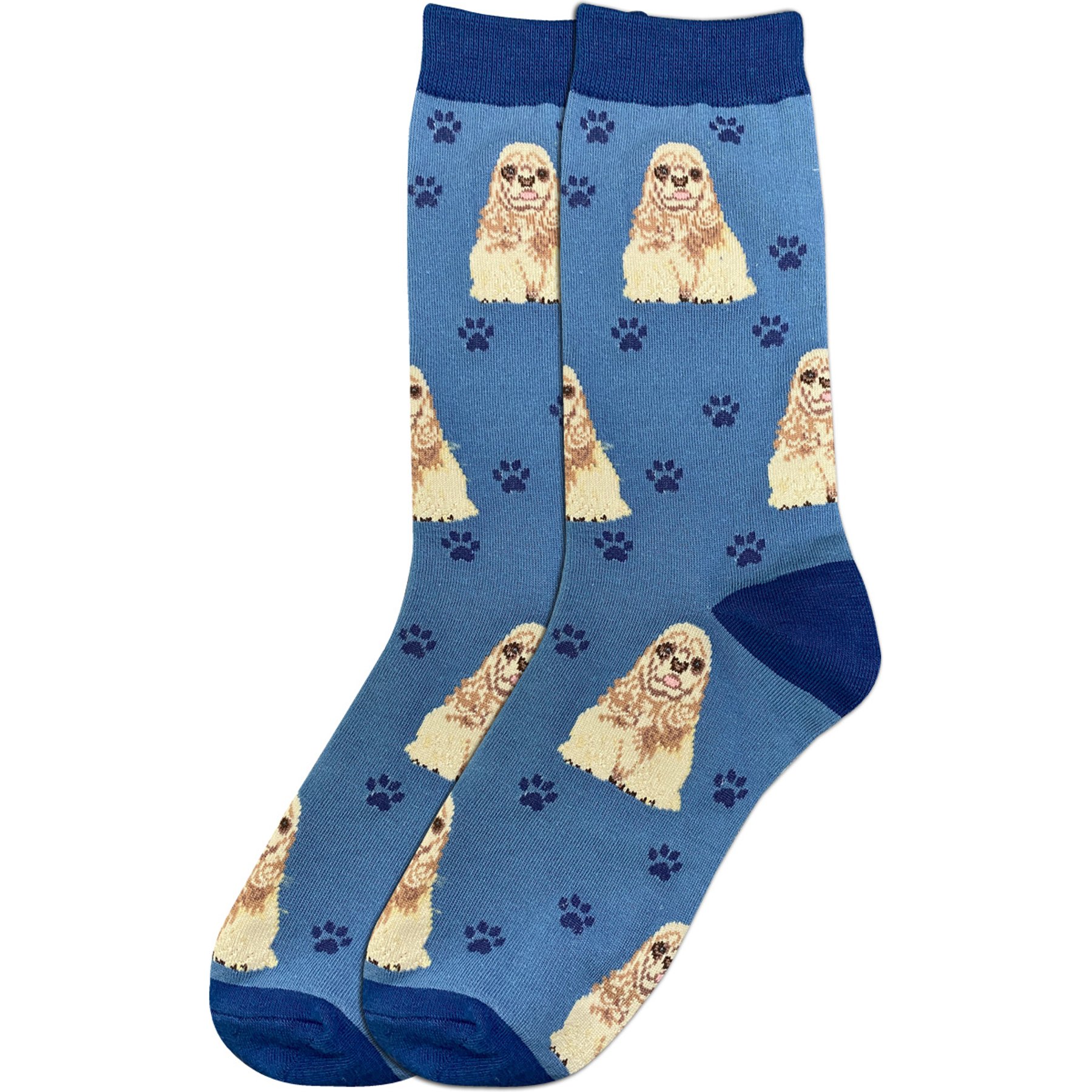 E&S PETS Cocker Spaniel Full Body Socks, Red, one size