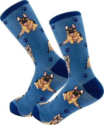 Show full view: E&S PETS German Shepherd Full Body Socks, Blue, one size slide 4 of 4