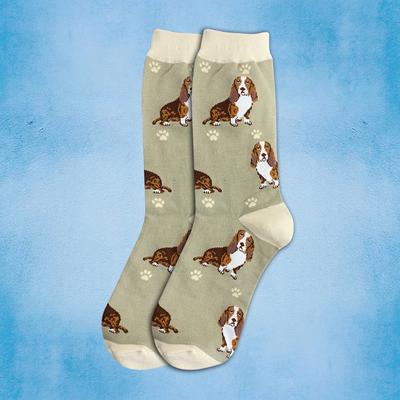 Show full view: E&S PETS Basset Hound Full Body Socks, Green, one size slide 3 of 4