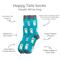 Show in main carousel: E&S PETS Poodle White Full Body Socks, Turquoise, one size slide 2 of 4
