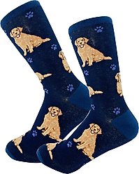 E&S PETS Golden Retriever Full Body Socks, Blue, one size slide 2 of 4