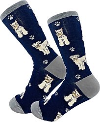 E&S PETS Schnauzer Full Body Socks, Grey, one size slide 2 of 4