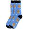 Show in main carousel: E&S PETS Orange Tabby Sock Daddy, Blue, one size slide 1 of 4