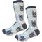 Show in main carousel: E&S PETS Silver Tabby Sock Daddy, Grey, one size slide 4 of 4