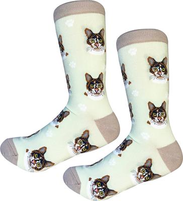 Show full view: E&S PETS Calico Sock Daddy, Teal, one size slide 4 of 4