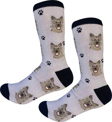 Show full view: E&S PETS Cairn Terrier Sock Daddy, Grey, one size slide 4 of 4