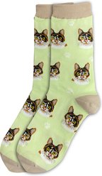 E&S PETS Calico Sock Daddy, Teal, one size