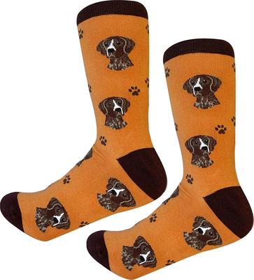 Show full view: E&S PETS German Shorthaired Pointer Sock Daddy, Orange, one size slide 4 of 4