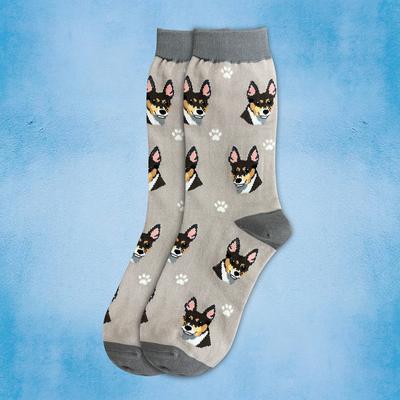 Show full view: E&S PETS Rat Terrier Sock Daddy, Grey, one size slide 3 of 4