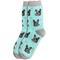 Show in main carousel: E&S PETS Australian Cattle Dog Sock Daddy, Teal, one size slide 1 of 4