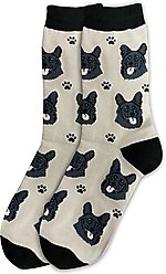 E&S PETS Black German Shepherd Sock Daddy, Grey, one size