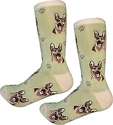 E&S PETS German Shepherd Sock Daddy, Green, one size slide 2 of 4