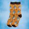 Show in main carousel: E&S PETS Harlequin Great Dane Sock Daddy, Orange, one size slide 3 of 4