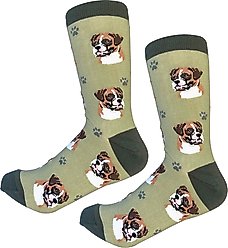 E&S PETS Uncropped Boxer Sock Daddy, Green, one size slide 2 of 4