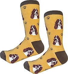 E&S PETS Springer Spaniel Sock Daddy, Orange, one size slide 2 of 4