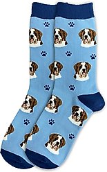 E&S PETS Saint Bernard Sock Daddy, Light Blue, one size