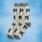 Show in main carousel: E&S PETS Border Collie Sock Daddy, Grey, one size slide 3 of 4